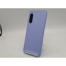【中古】SONY au 【SIMフリー】 Xperia 10 V ラベンダー 6GB 128GB SOG11【大須2】保証期間１ヶ月【ランクB】