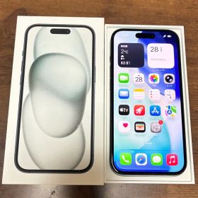 美品 Apple iPhone15 128GB ブラック 本体 SIMフリー