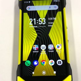 【モバイルBOX】美品 au SIMフリー TORQUE 5G イエロー KYG01