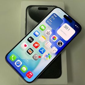 iPhone 15 Pro 128GB ホワイトチタニウム SIMロック解除済