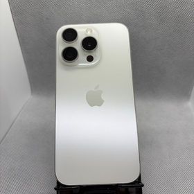○SIMフリー iPhone15Pro 256GB ホワイトチタニウム バッテリー91%