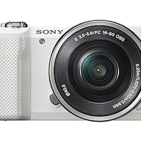 【中古】SONY α5000 パワーズームレンズキットホワイト／デジタル一眼