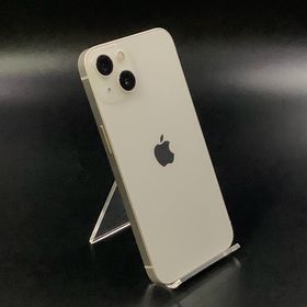アップル(Apple)の【全額返金保証】【最速発送】Apple iPhone iPhone 13 128GB スターライト au 美品 動作確認済(スマートフォン本体)