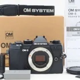 ☆極上美品☆ OLYMPUS オリンパス OM SYSTEM OM-5 ボディ 元箱 付属品 Shot数 僅か 4,850枚前後！ ♯25082504