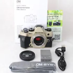 ☆新品級・ショット数399☆ OM SYSTEM オリンパス OM-5 Mark II ボディ サンドベージュ #4556