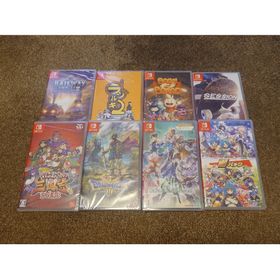 switchソフト8本セット ドラクエIII,サガ,くにおくん 他(家庭用ゲームソフト)