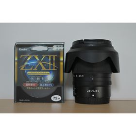 ニコン(Nikon)のNIKKOR Z 24-70mm f/4 S 保護フィルターZXⅡ 72mm付き(レンズ(ズーム))