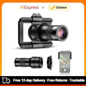 APEXEL APL-TM6 Mobile Phone Telephoto Macro Lens Kit 6X Telephoto Lens +150