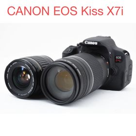 キヤノン(Canon)のデジタル一眼レフカメラcanon kiss x7i 標準&望遠ダブルレンズセット(デジタル一眼)