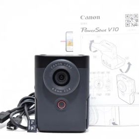 ＜良品＞ Canon Vlogカメラ PowerShot V10 ブラック PSV10BK