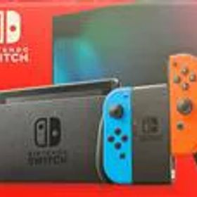 【中古】 Nintendo Switch Joy−Con（L）ネオンブルー／（R）ネオンレッド（HADSKABAH）（バッテリー拡張モデル）／本体