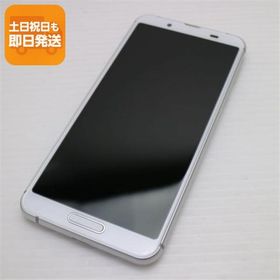 美品 SH-02M シルバーホワイト スマホ 本体 白ロム 中古 あすつく 土日祝発送OK