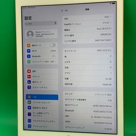 ★ちょい美品 iPad 第6世代 Wi-Fi+Cellular 32GB ゴールド docomo 〇