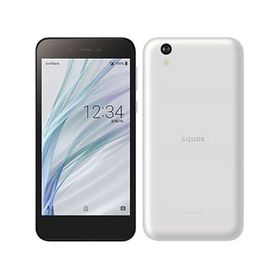 AQUOS sense basic 702SH[32GB] SoftBank ホワイト 法人専用モ…