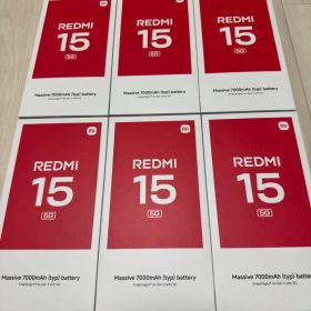 Xiaomi Redmi 15 5G 128GB 本体 6台セット