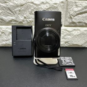 美品 キャノンCanon IXY650 ブラック Wi-Fi機能 動作品