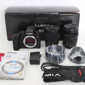 【美品】パナソニック LUMIX DC-S5M2W ダブルレンズキット フルサイズミラーレス一眼カメラ Panasonic 本体