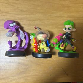 amiibo ピクミン&オリマー ボーイ ネオングリーン イカ ネオンパープル