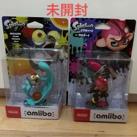 新品未開封スプラトゥーンアミーボ ２個セット amiibo タコボーイ コジャケ