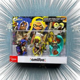 新品 amiibo アミーボ インクリング オクトリング コジャケ トリプル