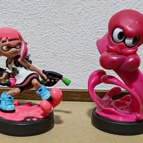 【amiiboアミーボ】スプラトゥーン タコ、ガール（ネオンピンク）