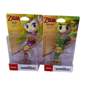 【未開封】 amiibo ゼルダの伝説 風のタクト トゥーンリンク ゼルダ アミーボ