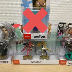 【新品】amiibo アミーボ セフィロス イイダ ホムラ ヒカリ Switch
