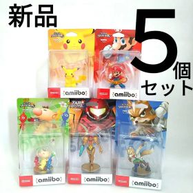 【新品】任天堂 amiibo アミーボ 5個セット マリオ ピカチュウ など