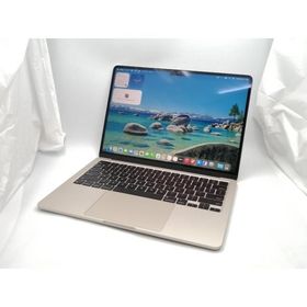 【中古】Apple MacBook Air 13インチ CTO (M3,2024) スターライト M3(CPU:8C/GPU:10C)/16G/512G【ECセンター】保証期間１ヶ月【ランクB】