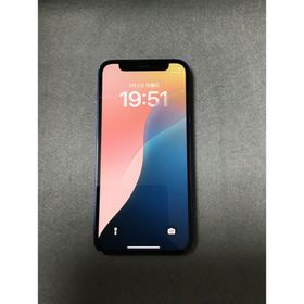 アイフォーン(iPhone)の美品中古 SIMフリー iPhone12 mini 128GB ブルー色(スマートフォン本体)