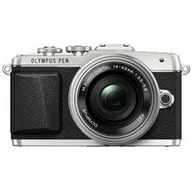 【中古】【非常に良い】OLYMPUS ミラーレス一眼 PEN E-PL7 EZダブルズームキット シルバー E-PL7 EZ DZKIT SLV