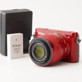 ニコン Nikon 1 S2 レッド/ 1 NIKKOR 30-110mm f/3.8-5.6 VR