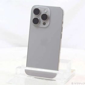ソフマップ 〔中古品〕 iPhone15 Pro 512GB ナチュラルチタニウム MTUK3J／A SIMフリー【377】