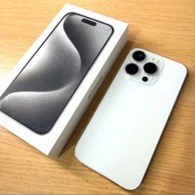 【美品】iPhone15Pro 128GB ホワイト SIMフリー