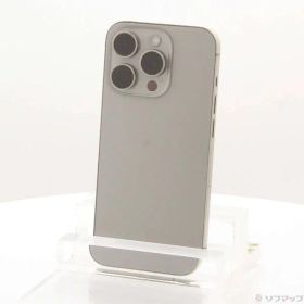 ソフマップ 〔中古品〕 iPhone15 Pro 128GB ナチュラルチタニウム MTU93J／A SIMフリー【251】