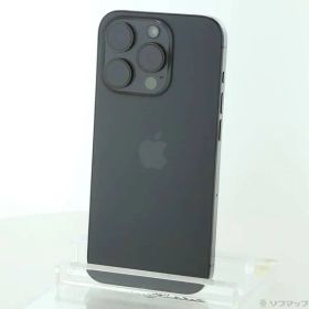 ソフマップ 〔中古品〕 iPhone15 Pro 128GB ブラックチタニウム MTU73J／A SIMフリー【368】