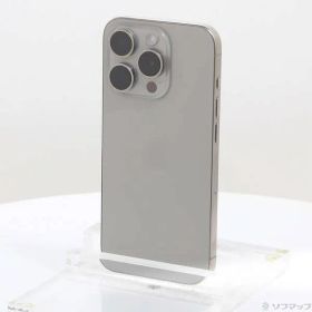 ソフマップ 〔中古品〕 iPhone15 Pro 128GB ナチュラルチタニウム MTU93J／A SIMフリー【348】