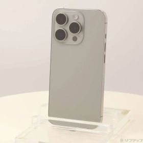 ソフマップ 〔中古品〕 iPhone15 Pro 128GB ナチュラルチタニウム MTU93J／A SIMフリー【349】