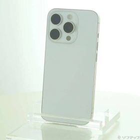 ソフマップ 〔中古品〕 iPhone15 Pro 128GB ホワイトチタニウム MTU83J／A SIMフリー【368】
