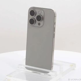 ソフマップ 〔中古品〕 iPhone15 Pro 128GB ナチュラルチタニウム MTU93J／A SIMフリー【262】