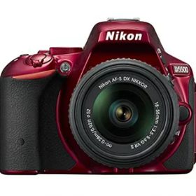 【中古】 Nikon デジタル一眼レフカメラ D5500 18-55 VRII レンズキット レッド 2416万画素 3.2型液晶 タッチパネル D5500LK18-55RD