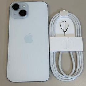 【モバイルBOX】新品同様品 電池100%SIMフリー iPhone15 128GB ブルー