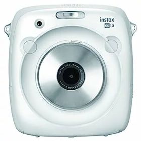 【中古】（非常に良い）FUJIFILM デジタルチェキ SQUARE SQ10 ホワイト instax SQUARE SQ10