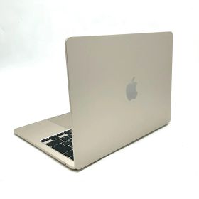 【全額返金保証】【最速発送】Apple MacBook Air 13.6インチ 2024 Apple M3 16GB 256GB スターライト 100% 超美品 動作確認済