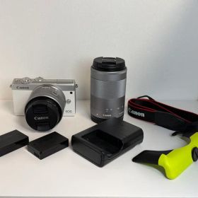 Canon EOS M100 ミラーレス一眼 ダブルズームキット ホワイト