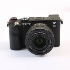 【中古】 (ソニー) SONY ILCE-7CL B アルフア7C ズームレンズキツト【中古カメラ デジタル一眼】 ランク：AB