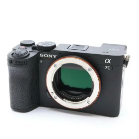 【中古】 《良品》 SONY α7C II ボディ ILCE-7CM2 B ブラック 【ファインダーカバー光学フィルター部品交換/各部点検済】 [ デジタルカメラ ]