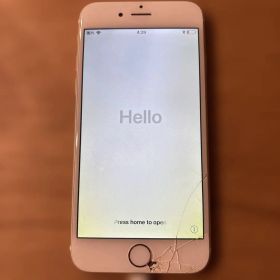 iPhone 6 ゴールド 画面ひびあり