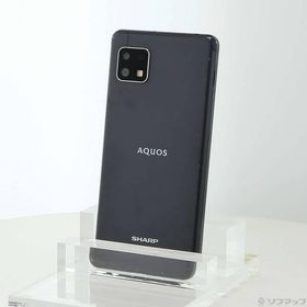 〔中古〕SHARP(シャープ) AQUOS sense4 lite 64GB ブラック ZKME2002BK 楽天 SIMフリー〔349-ud〕