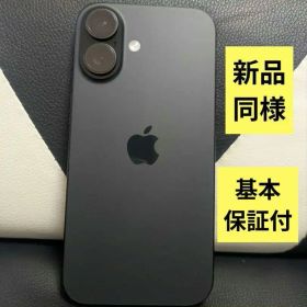 新品同様 iPhone16 256gb バッテリー100 シムフリー 黒 60
